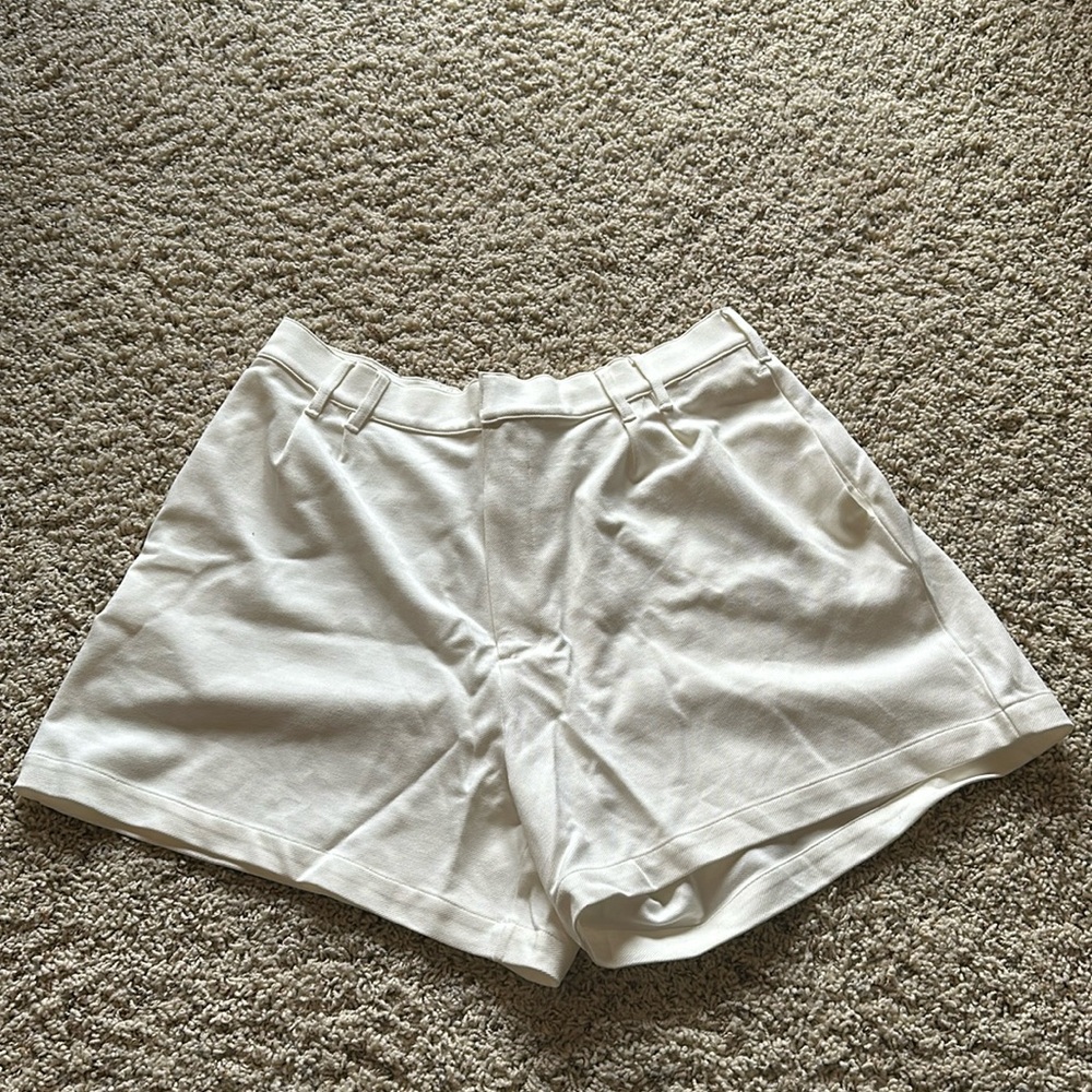 Klassy Network White Dressy Shorts